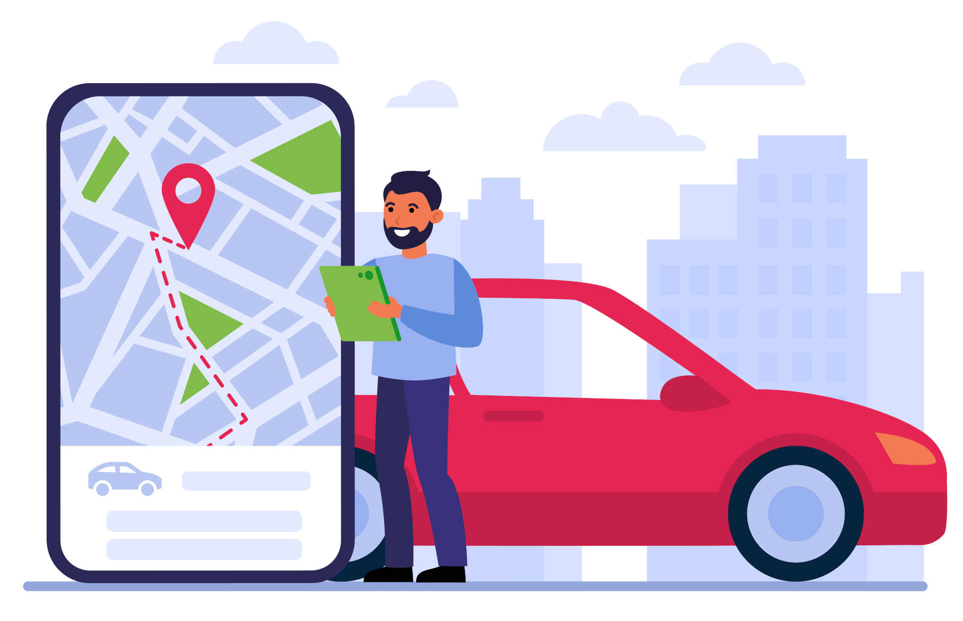 Hartă live livratori tracking