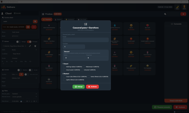 Delivero Alegere Produs