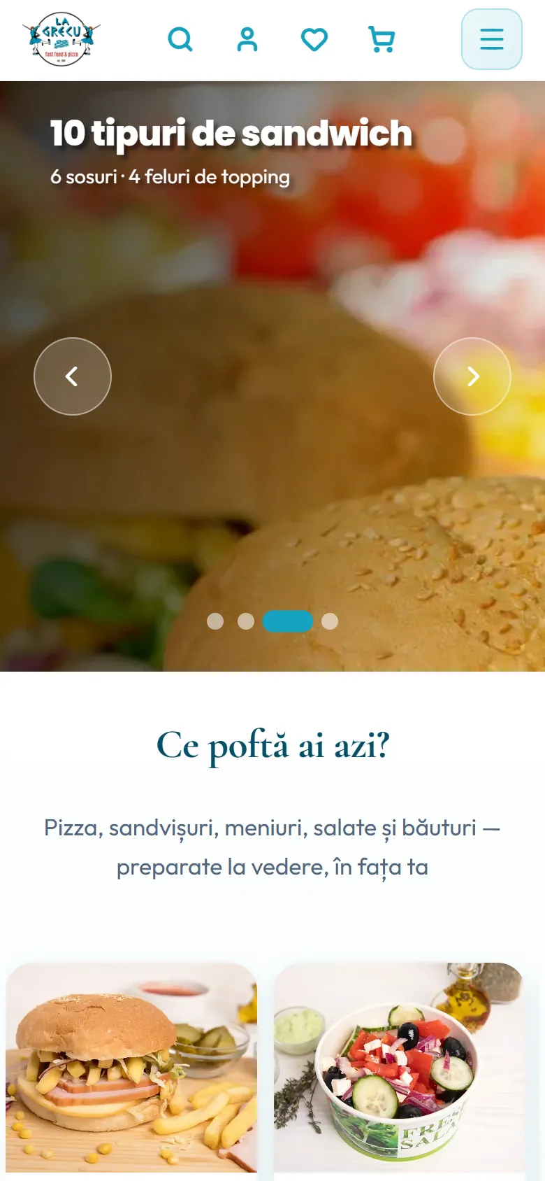 Site-ul La Grecu pe telefon — versiunea mobilă